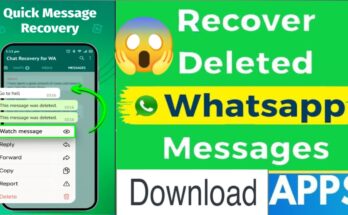 how to recover whatsapp deleted messages